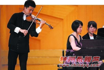 刘扬蔡宜璇小提琴钢琴音乐会在昨晚奏响