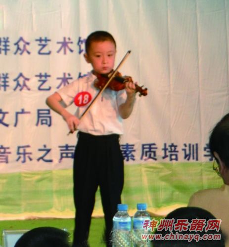 少儿比赛小提琴 300多名省内少年儿童参赛