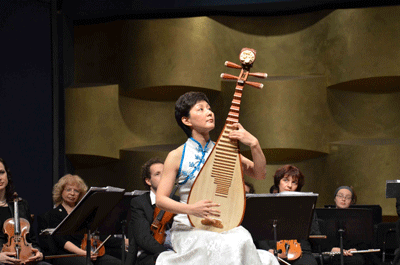 驻以色列大使出席 中国琵琶章红艳音乐会