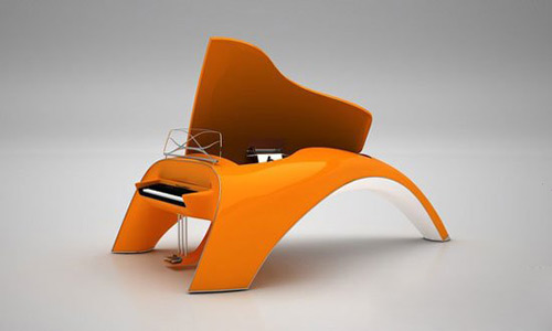 震撼你的视觉 钢琴造型也可S型曲线