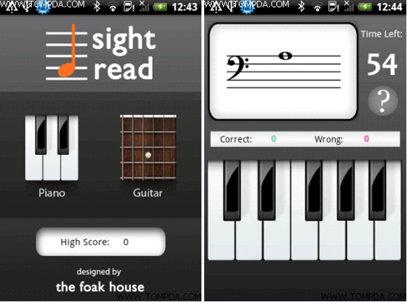 教你熟悉五线谱 Sight Read音乐教学软件