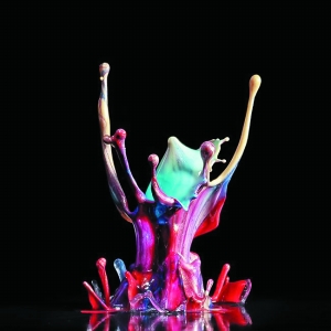 创意摄影：随音乐起舞的缤纷颜料