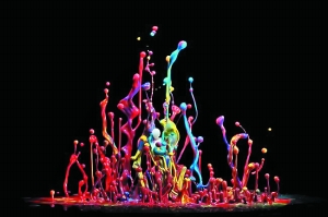 创意摄影：随音乐起舞的缤纷颜料