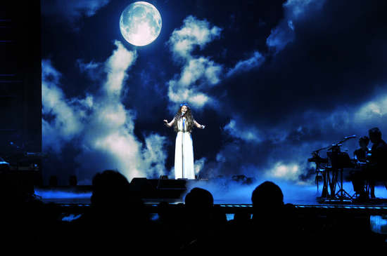 聆听月光女神莎拉-布莱曼的歌声 音乐晚宴上演