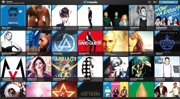 Twitter推出#Music音乐应用