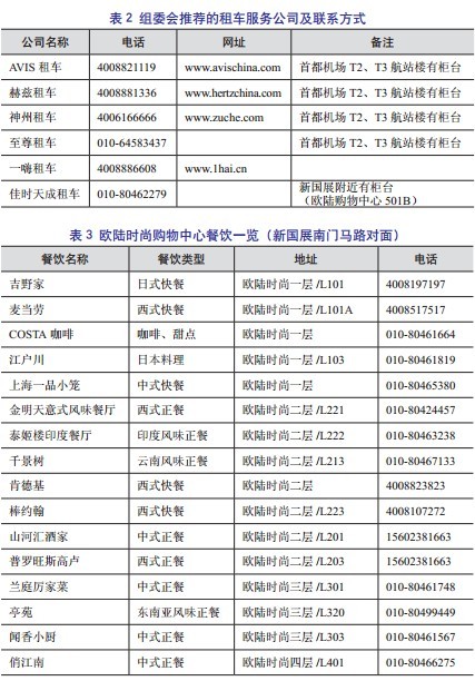 针对广大参展商和专业观众的优化服务措施及相关安排
