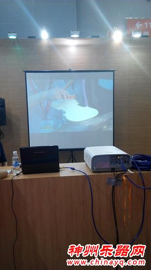 广州乐器展提琴制作大师现场秀高超技艺