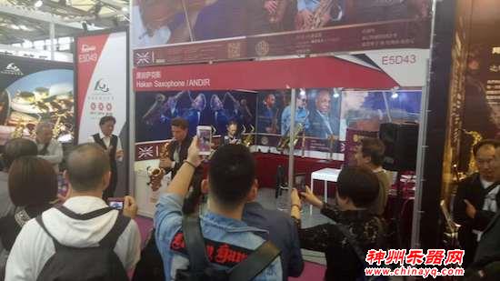 2018上海乐器展：萨克斯乐声远扬  ANDIR展台火爆升级