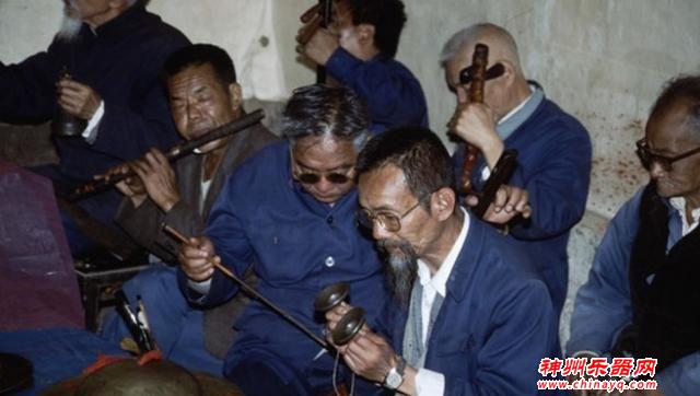吹唢呐拉二胡，老照片里的民间艺术家，现在不多了