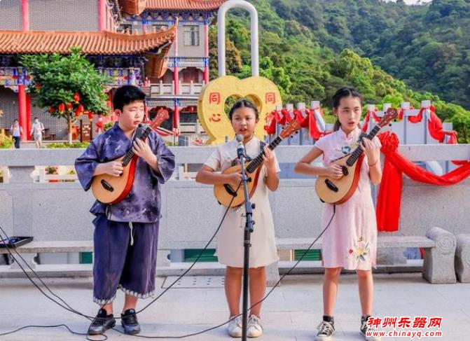 小四弦演奏悠扬乐章，东莞观音山轻歌曼舞