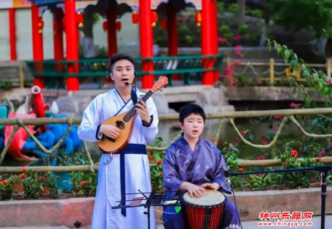 小四弦演奏悠扬乐章，东莞观音山轻歌曼舞