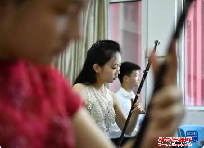 河北省肃宁县举办民族器乐大赛