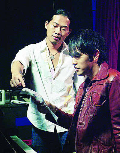 方文山与周杰伦。资料图