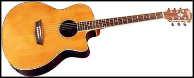 回顾经典Washburn电、木吉他