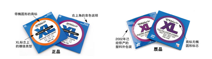 达达里奥琴弦真假鉴别