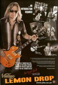 Vintage V100 Lemon Drop 复刻700万美元的吉他