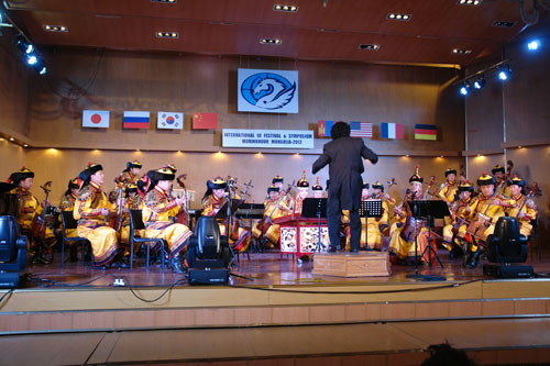 内蒙古马头琴乐团在蒙古国举行专场音乐会