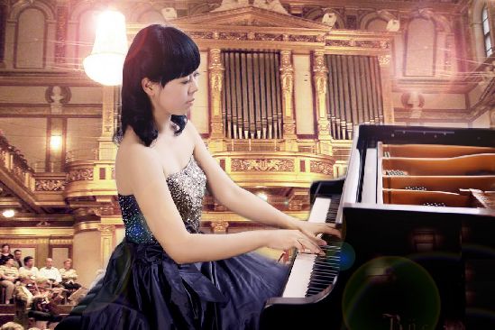 钢琴公主王诗然维也纳光彩绽放