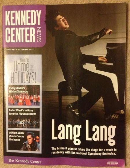 郎朗肯尼迪艺术中心演出宣传册