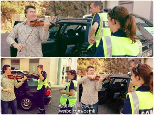 小提琴家文格罗夫旅行时的幽默