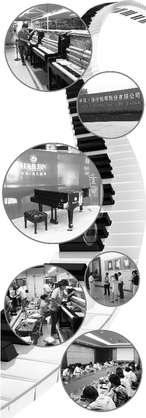 调音师正在为钢琴调音