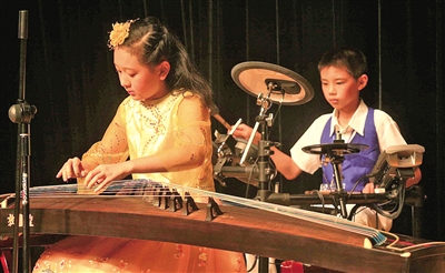 古筝与电子鼓之间的对话