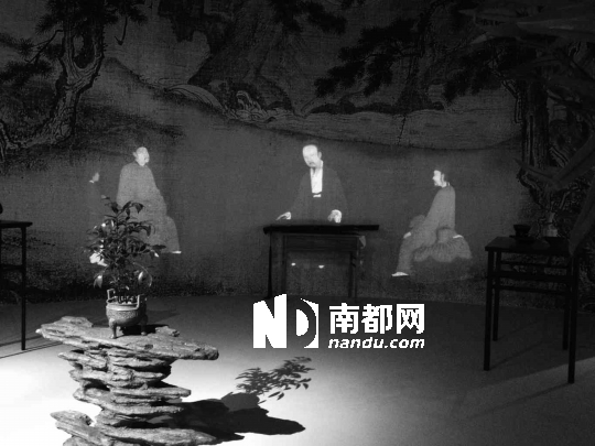 <p>&nbsp;&nbsp;&nbsp;&nbsp;深圳博物馆用动画展现古代抚琴场景。</p>