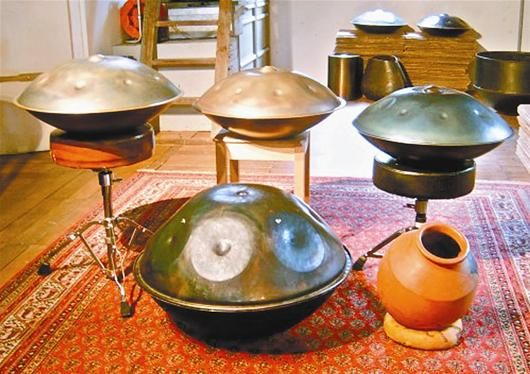 图文：另类乐器&ldquo;手碟&rdquo;29日晚首现江城