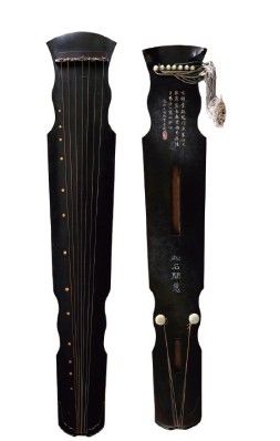 北宋 宋徽宗御制清乾隆御铭&ldquo;松石间意&rdquo;琴