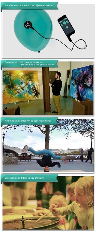 Mogees：能将世界万物变成乐器的神奇设备