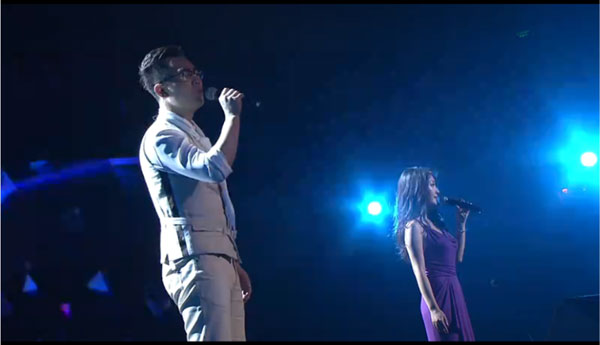 大鹏音乐风云榜展音乐才华 与柳岩默契情歌对唱