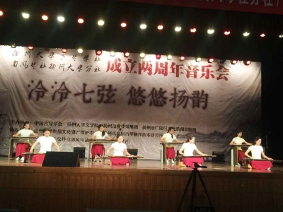 古琴音乐会现场。乔云 摄