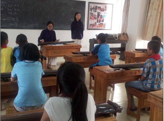 长泰后坊小学：古琴进校园