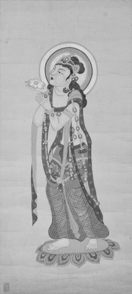 太庙举办敦煌艺术展：王鹏古琴伴奏 王冬龄即兴“乱书