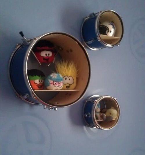 坏掉的乐器用来做家饰吧，整个屋子都是跳动的旋律！