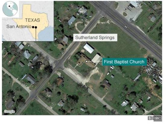  枪击案发生地点