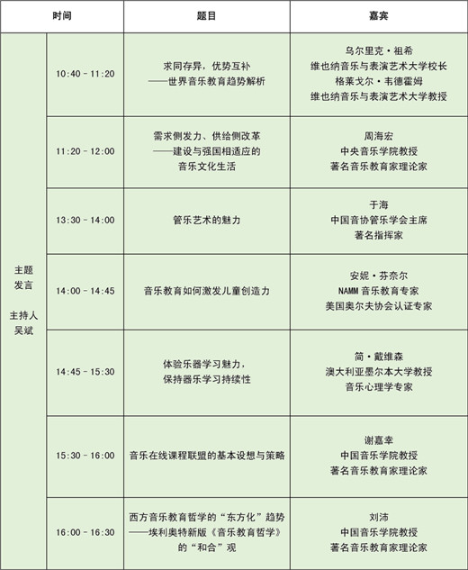 2018国民音乐教育大会日程重磅发布！