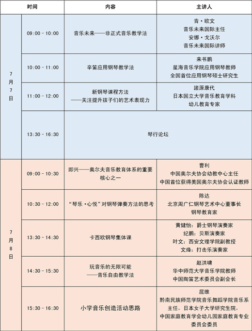 2018国民音乐教育大会日程重磅发布！