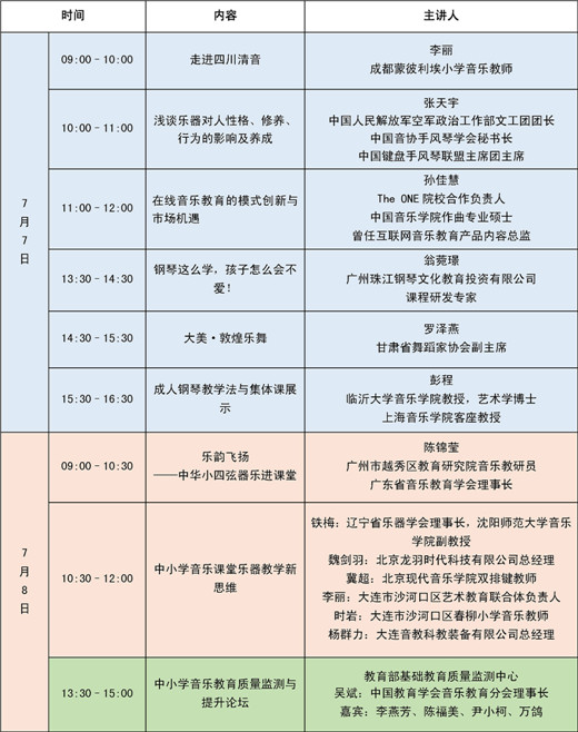 2018国民音乐教育大会日程重磅发布！