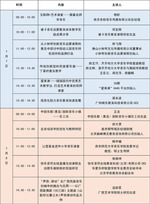 2018国民音乐教育大会日程重磅发布！