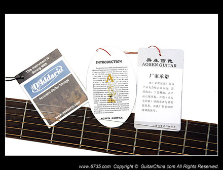 奥森AOSEN - AD803SN民谣吉他使用评测