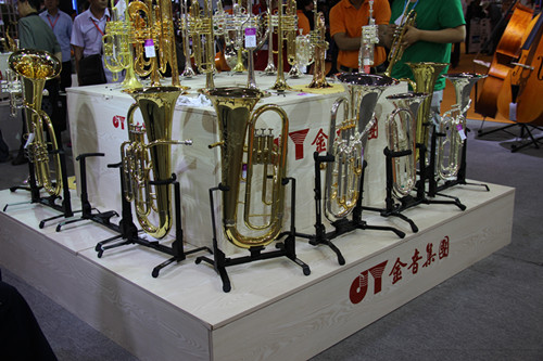 金音集团铜管乐器的魅力体现在北京乐器展(PLAM)