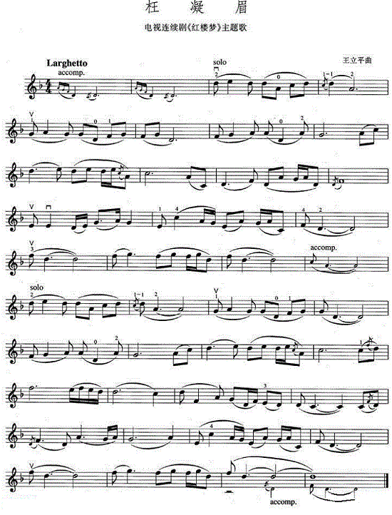 枉凝眉 87版《红楼梦》主题曲