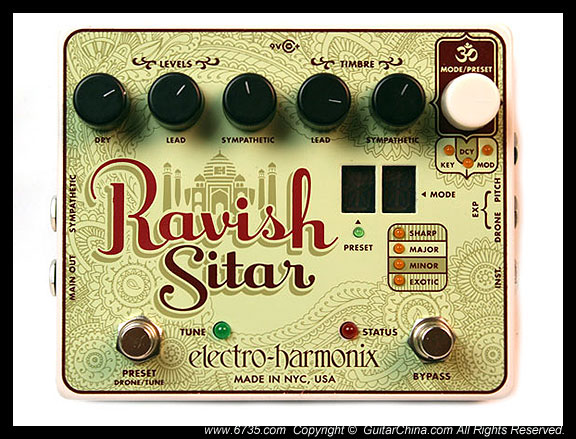 EH ravish Sitar 锡塔琴模拟效果器