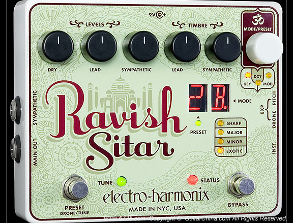 EH ravish Sitar 锡塔琴模拟效果器