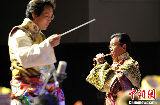 藏族鹰笛重现于《西藏的春天》