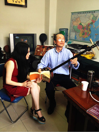 曾檐与聂新荣台长交流中