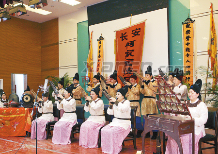 盛唐宫廷古乐走进西安文理学院校园
