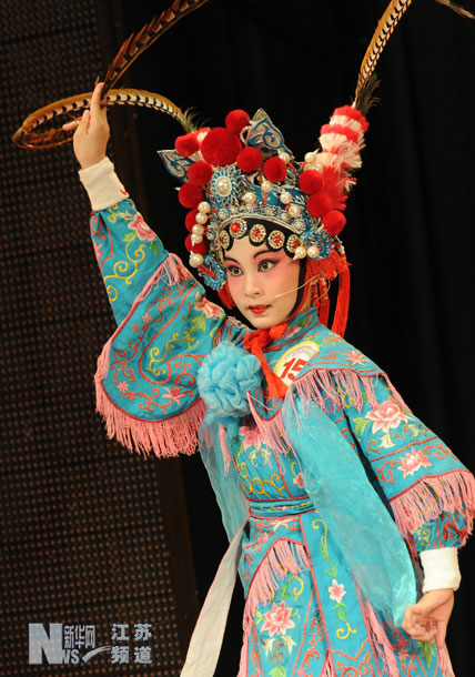 少儿戏曲比赛在苏州工业园区来开帷幕