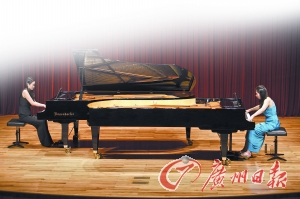 “广州妹”领衔双钢琴盛宴  门票“一票难求”